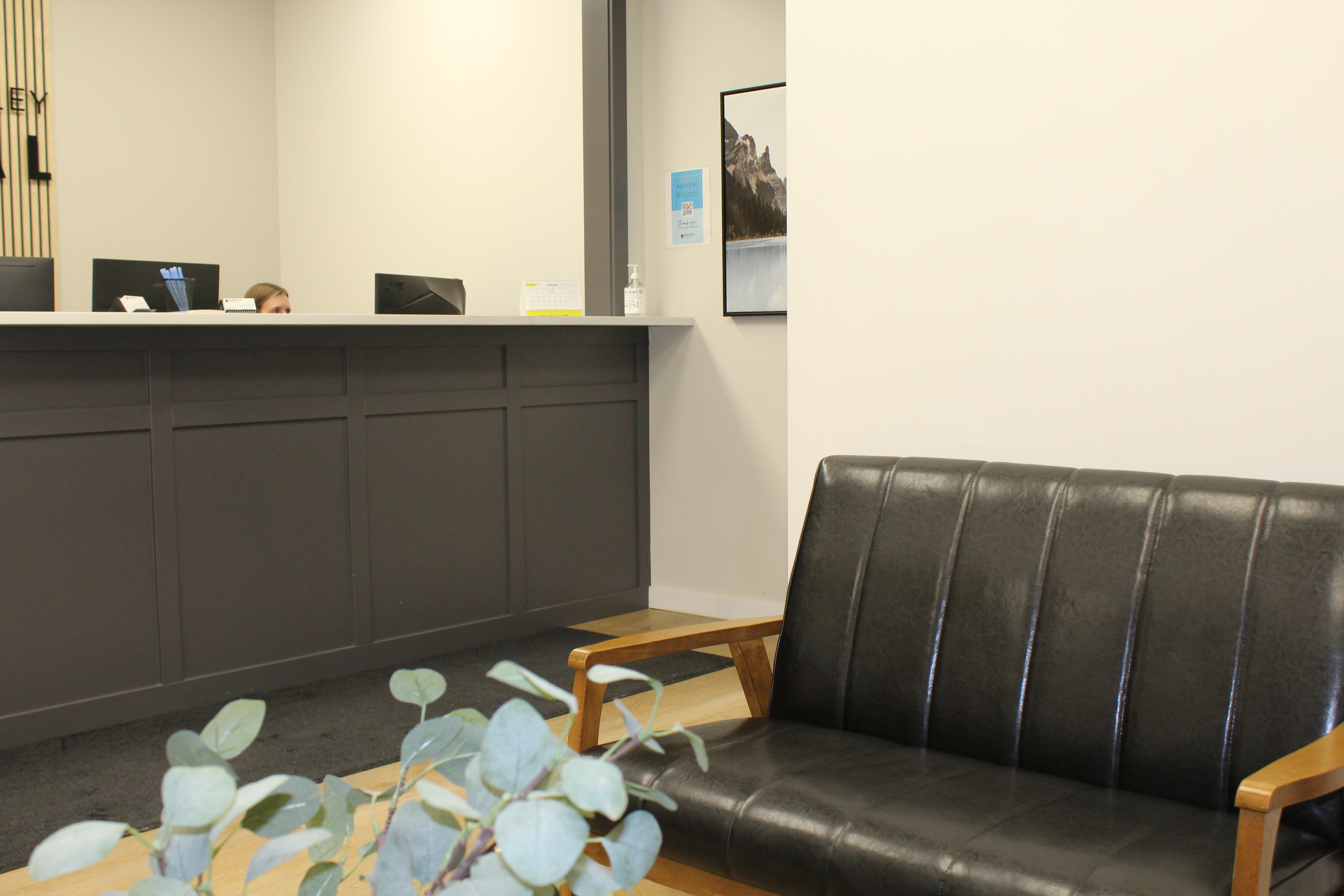 Diamond Valley Dental reception desk